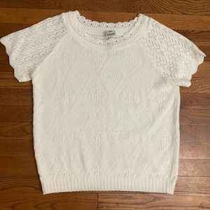 Vintage summer weight short sleeve sweater